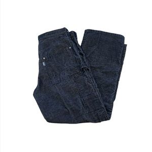 Y2K Silver tabs carpenter corduroy Pants.
